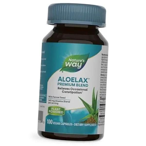 Aloe Vera with Fennel, Aloelax with Fennel Seed, Nature's Way 100 Vegicaps (71344094)