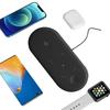 3 In 1 Wireless Charger Pad Ultra thin Desktop Mobile Phone Fast Charging Station USB PD For iPhone 16 15 14 13 IWatch Airpods