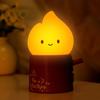 Cute LED Night Light Flameless Candles Kerosene Sleeping Night Lights Dimmable 2 Lighting Modes Bedsides Lamp For Kid Bedroom