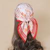 Luxury Scarf Shawl Turban Hijab Print Female Square Headscarf Bandana Neckerchief Headband Windproof Handkerchief Fashion Wraps