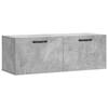VidaXL Wall Cabinet Concrete Grey 100x36.5x35 Cm Engineered Wood 830128