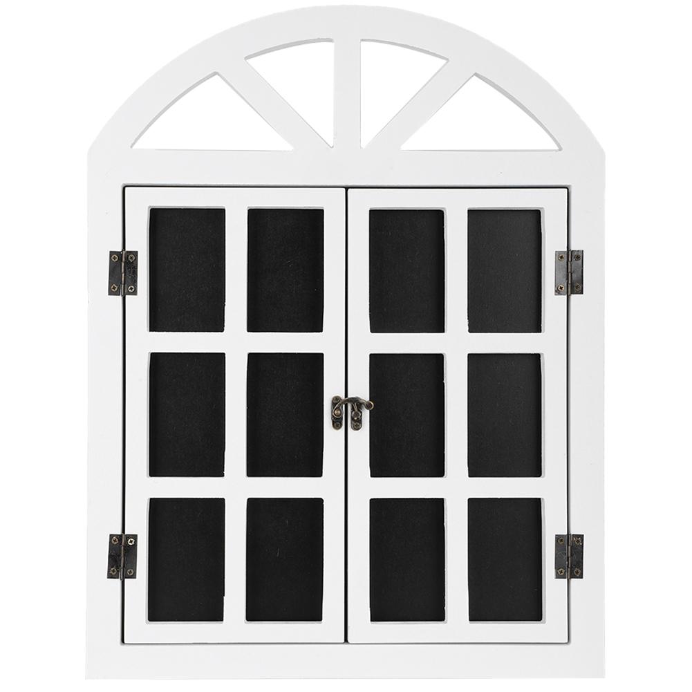 Wood Blinds Message Board Chalkboard Rustic Blank Window Wall Prompt Board Decoration for Home