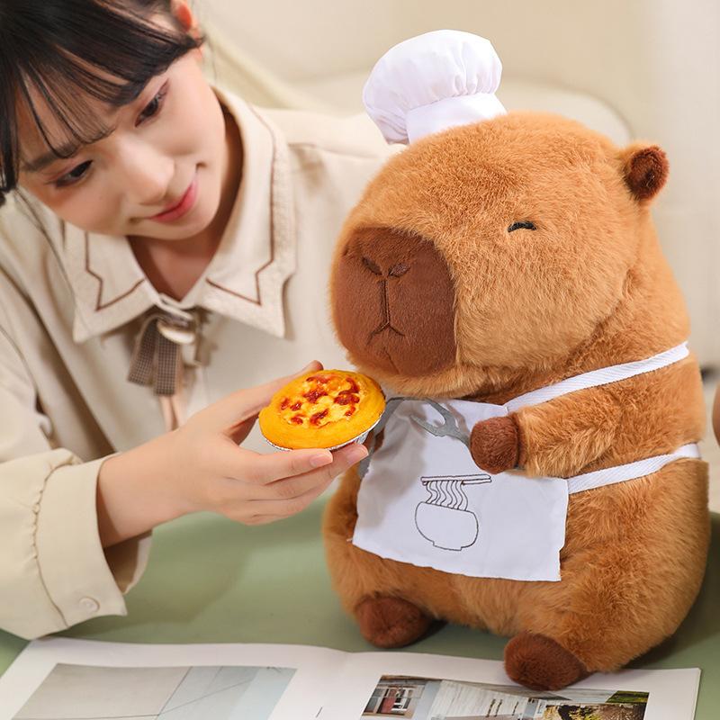 Doll Chef Capybara Doll Series Plush Toys Children's Pillow Girls Gift