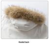 Cross2025 Men's Winter Down Jacket: Multi-Pocket, Detachable Fur Collar, 90% White Duck for Outdoor and Mountaineering.