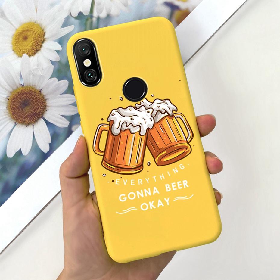 Case For Xiaomi Mi A2 Lite 5.84" Cute Animal Cartoon Candy Color Soft Silicone Phone Bumper For Xiaomi Mi A2lite Back Cover