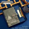 A5 Chinese Retro Style Trendy Notebook Set - Customizable Diary & Business Gift with Logo Printing