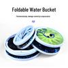 Foldable Fish Bucket with Rope & Anti-jump Net - Multi-functional for Fishing & Fish Protection