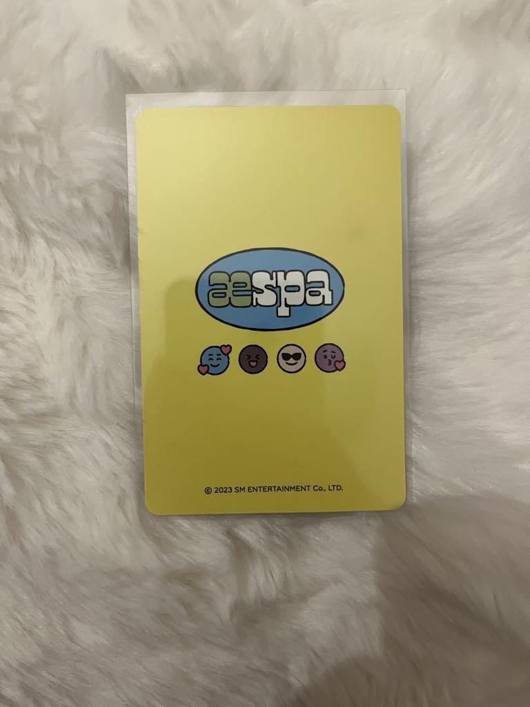 [USED] POTD Winter aespa trading card
