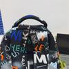 Graffiti School Bag Sports Bag College Student Men Women Backpack