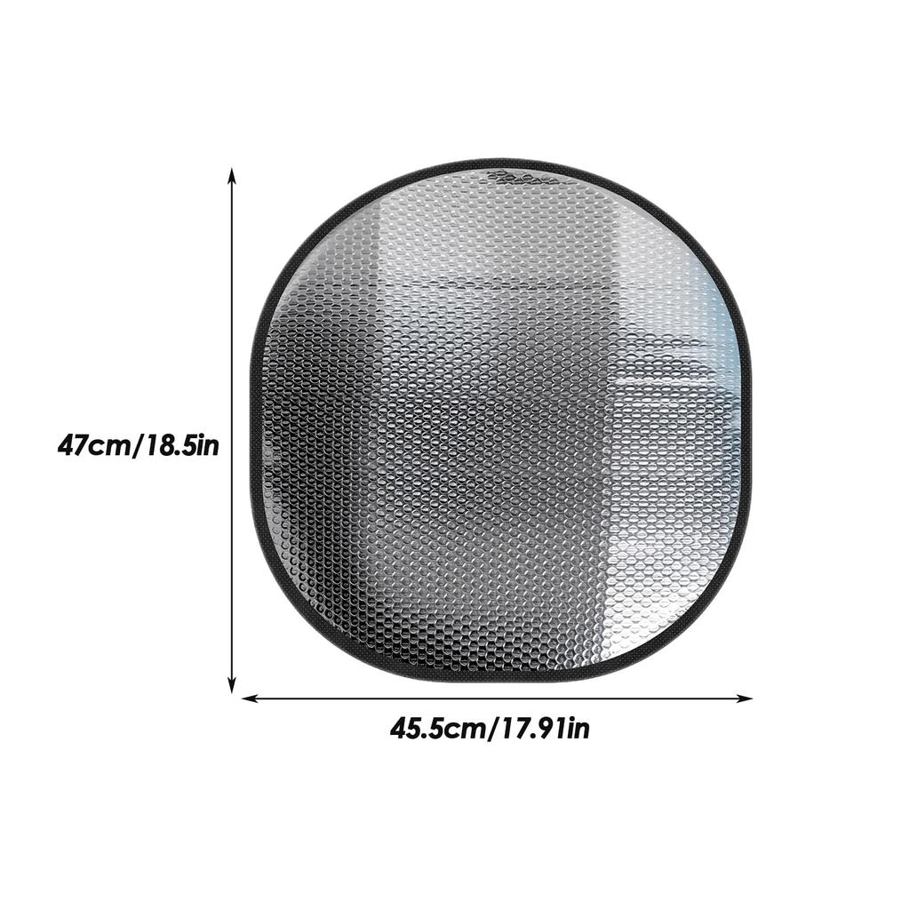 Heat Insulation Steering Wheel Cover, Heat Prevention, Folding, Heat Insulation, Car Cover, Waterproof, Driving, Parking, Car, SUV, Summer, Outdoor