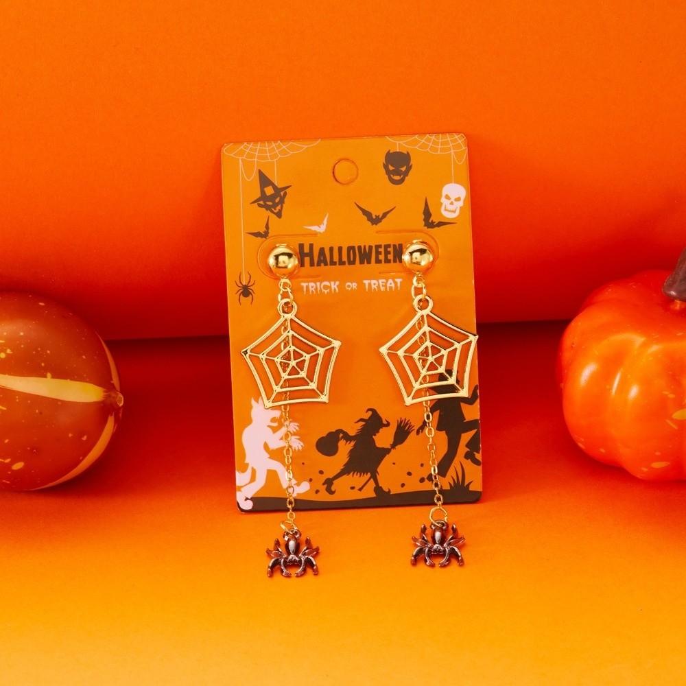 Acrylic Halloween Earrings Bat Pumpkin Dangle Earrings Aesthetic Ghost Ear Studs  Unisex