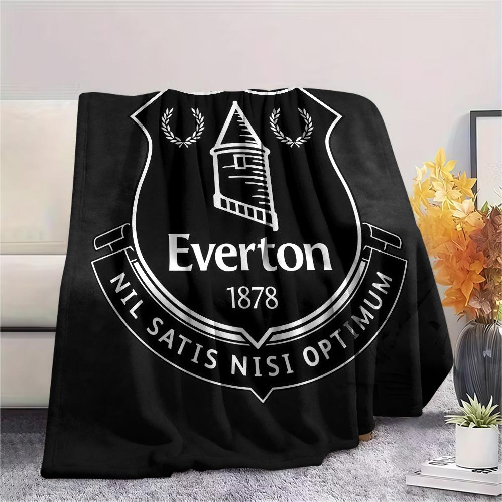 Everton Football Club Flannel Blanket, High quality Comfortable for All Seasons, Home Decor, Warmth and Comfort