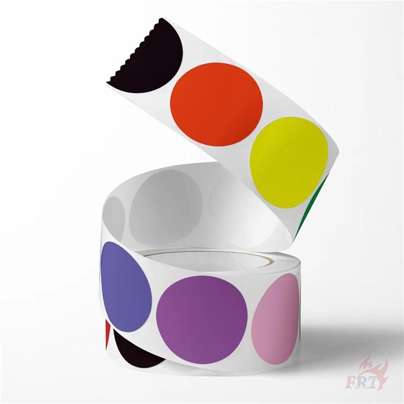 500Pcs/Roll Colorful Dots Kids Rewards Stickers - DIY Scrapbooks Album Decor Sealing Label Decals