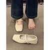 Retro Mary Jane Women's Shoes Spring and Autumn 2025 New Flat-bottomed Suede French Evening Breeze Mary Jane Shoes