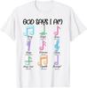 God Say I Am Musical Notes Piano Guitar Christian Music T-Shirt