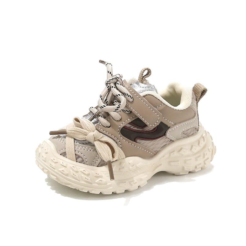 Kinder-Babysneaker 2025 Frühling und Herbst neue Jungen-Mesh-atmungsaktive Schuhe Koreanische Version von Mädchen-Kleinkindschuhen mit weicher Sohle
