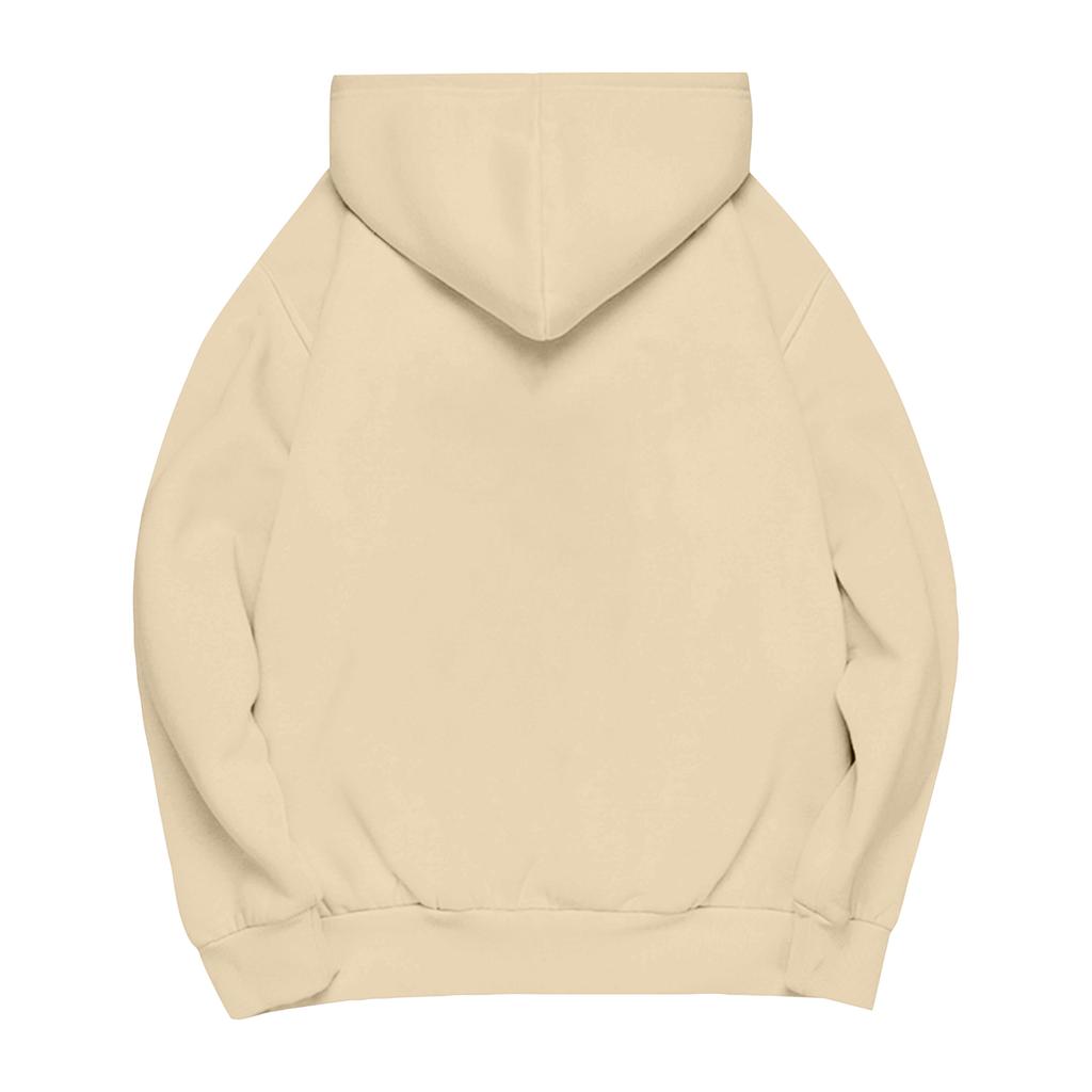 Men's Color Zip Up Hooded Sweatshirt for Winter