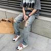 Men's Vintage Y2K Baggy Ripped Jeans Harajuku Denim Pants Quality Hip Hop Trousers Fall Korean Autumn Clothes Jeans For Men