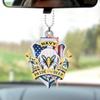 Acrylic Playful Car Decor Quirky Cartoon Hanging Ornament Versatile Bag And Home Use