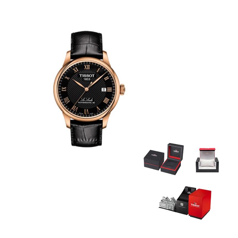 TISSOT Men s Le Locle Collection Watch T006.407.36.053.00 Rose Gold Watch Case