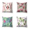 Polyester Pillowcase Plant Decoration Home Printed Pillow Car Waist Cushion Sofa Bed Head Cushion Cover