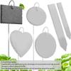 30Pcs Plant Label Hooks Holder Stainless Steel Garden Markers Stake Plant Sign For Flower Pot Bonsai 200mm