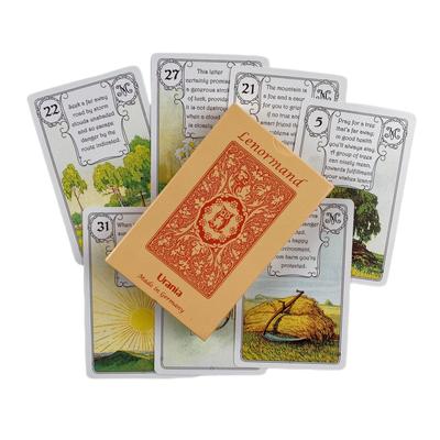 Mlle Urania Lenormand Oracle Karty Tarotový Věštecký Balíček Anglické Vision Edition Desková Hra Pro Večírek
