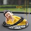 Maitreya Buddha Car Ornament: Creative Center Console Decoration for Safety and Style.