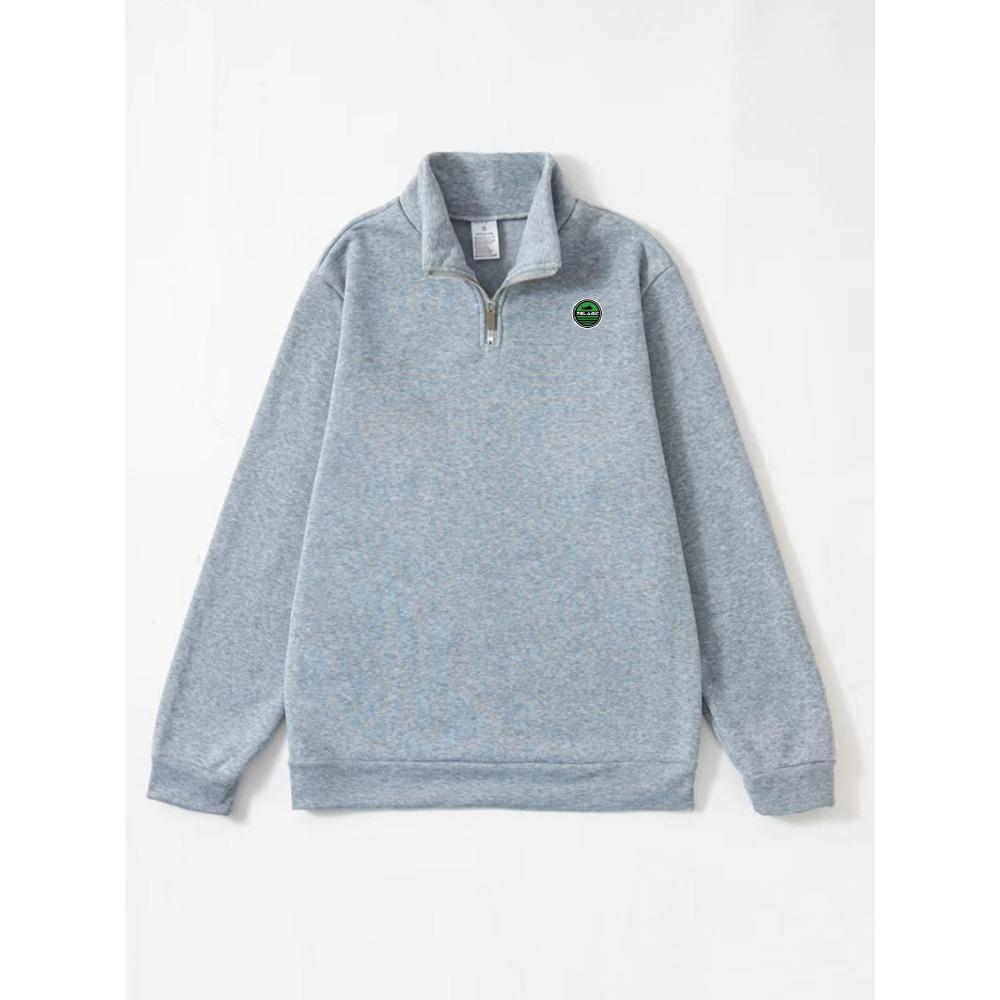 

Men S Crew Neck Half-Zip Casual Sweatshirt | Geometric-patterned, Slight Stretch Fabric, Loose Fit for Autumn and Winter XXL