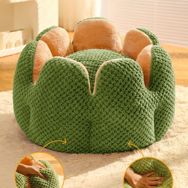 Hundebett mit abnehmbarem Kissen Elegantes rundes Bett für Haustier Indoor-Bett