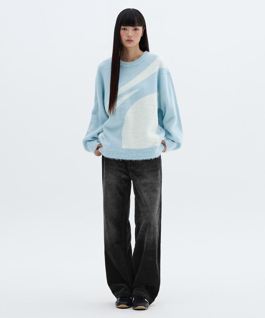 Illuminate Symbol Jacquard Round Knit - Grey