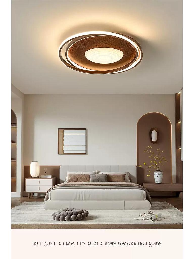 Chinese-Style Pastoral Ceiling Light for Balcony or Study Room - Eye Protection Design