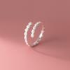 Xiaomi 925 Sterling Silver Rings for Women Couple Minimalist Handmade Simple Flower RingJewelry Gift Prevent Allergy