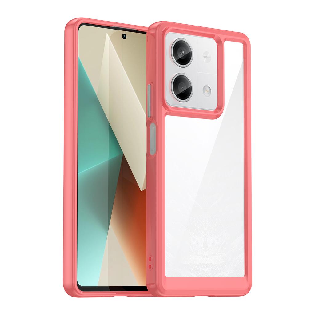 Für Redmi Note 13 Pro 5G Hülle Für Redmi Note 13 Pro 5G Hülle 6,67 Zoll Bunte Weiche Kante Silikon Transparent Bumper