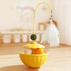 Long Pole Cat Teaser Toy Rotating Feather Interactive Cat Toy Wobble Puzzle Ball  Stress Relief