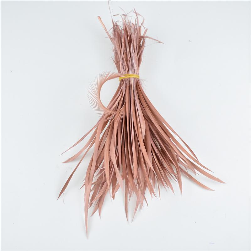 Färgade Naturliga Gåsfjädrar För Hårhantverk Fjädrar För Smyckestillverkning Flugbindningsmaterial Dekoration Karneval Drömfångare