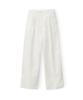 Beulaunyadeu W Washed Two-Tuck Pants, Ivory