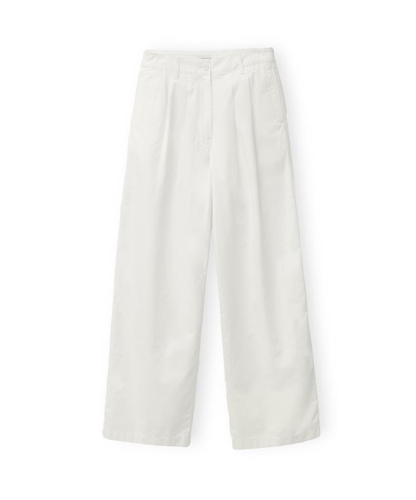 Beulaunyadeu W Washed Two-Tuck Pants, Ivory