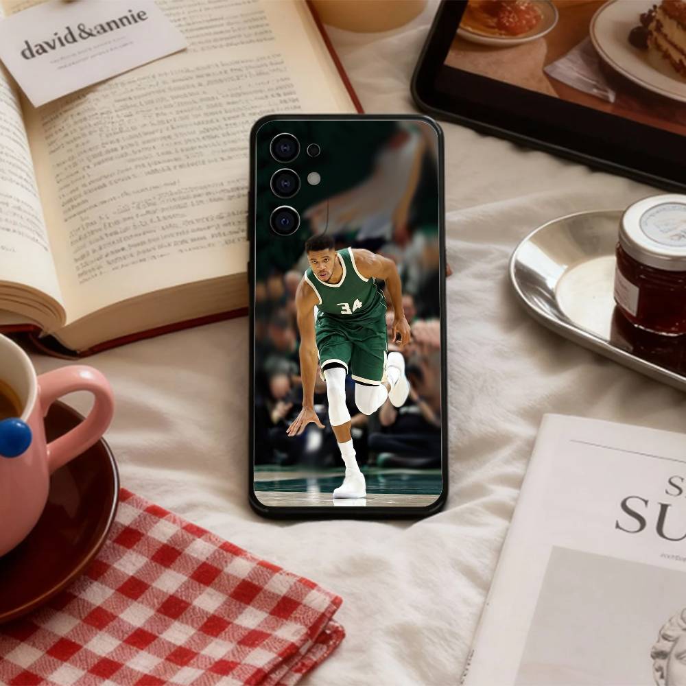 

Basketball G-Giannis A-Antetokounmpo Phone Case For Samsung S 25,24,23,22,30,21,10,9,Ultra,Plus,Lite,FE,4,5 G Soft Black Case Samsung S20ULTRA5G