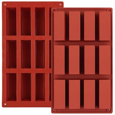 Protein Bars Pudding Butter Mould Rectangle Silicone Candy Molds For Baking Energy Bars Chocolate Bar Mold Kitchen Accessories