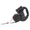 Dual Retractable Dog Leash Smart Night Light Double Headed Extendable Pet Leash for Walking