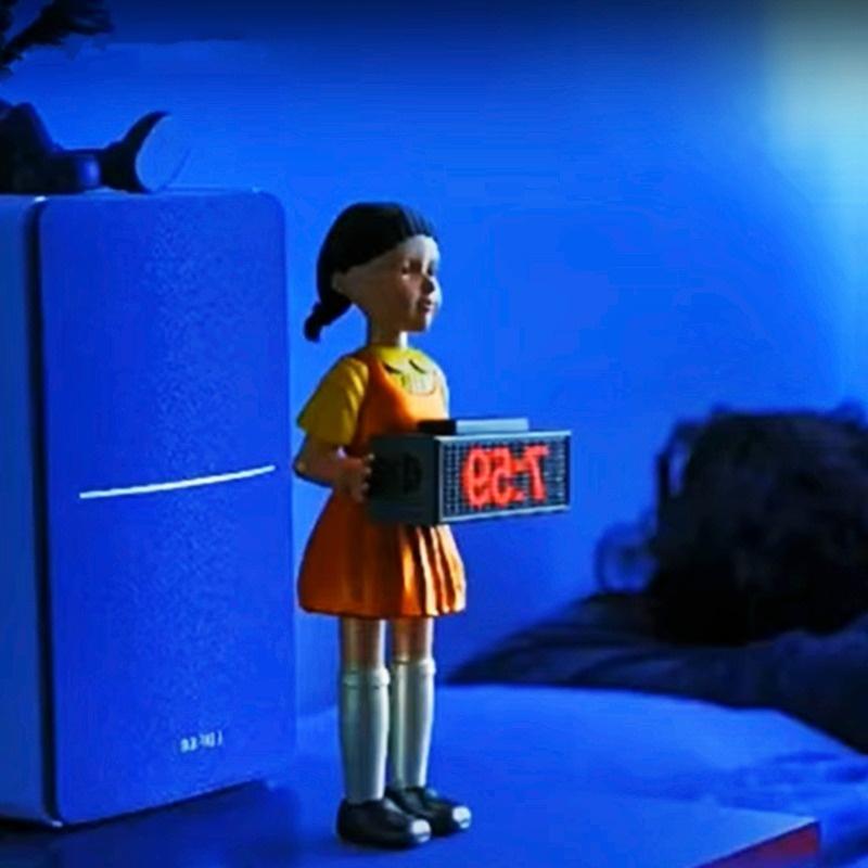 Buy Squid Game Alarm Clock Fires Bullets To Wake You Up Red Light Green