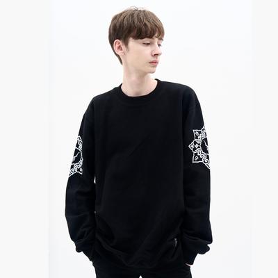 EIGHTVOLUME Ev 4 Mandala Oversized Sweatshirt (Black)