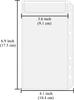 10PCS A6 Binder Pockets Cash Envelopes Zipless Pouches Money Folder Organizer Budget Envelopes Loose Leaf Inserts Bags for Cash
