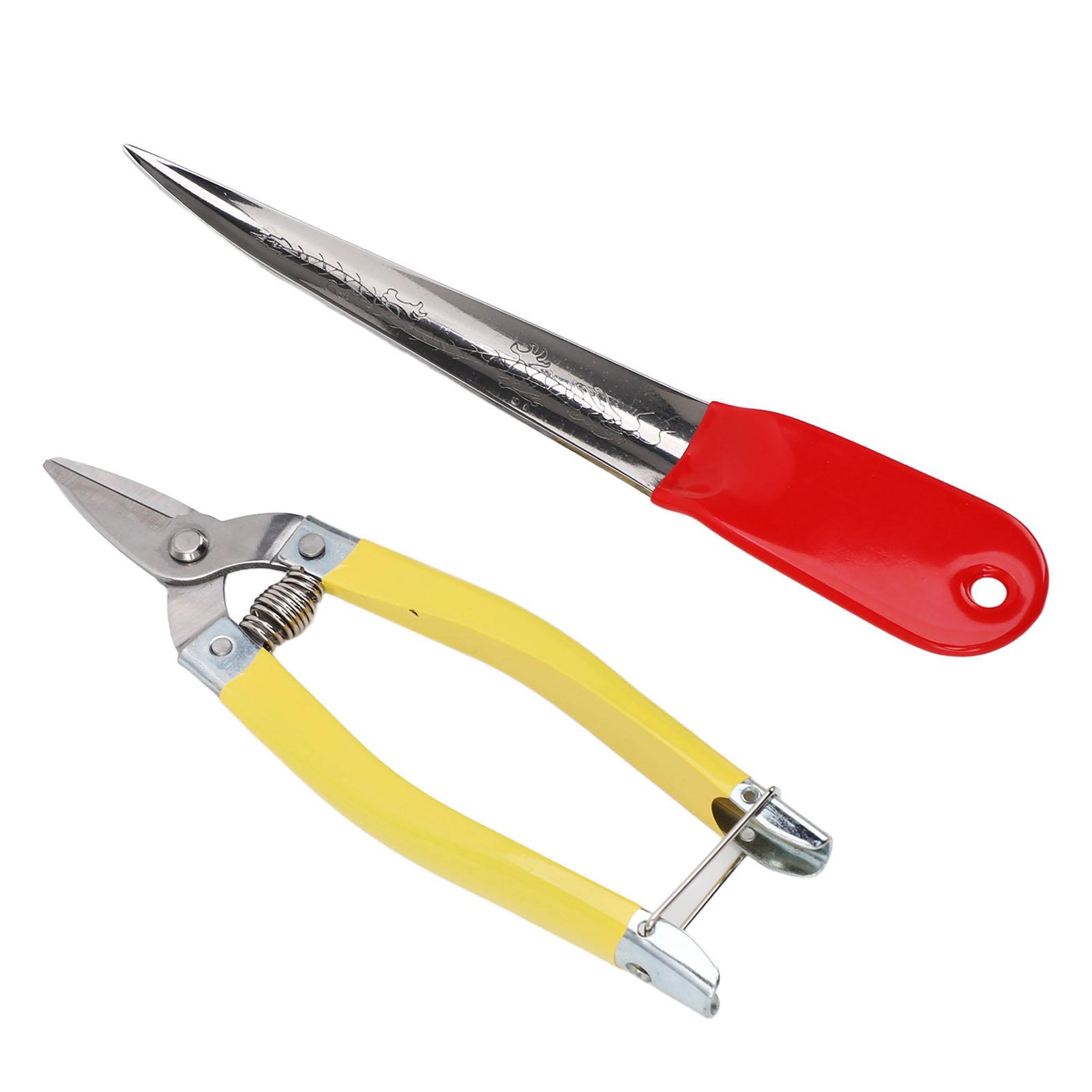 

2 шт. Профессиональный набор инструментов для ремонта плетеной мебели из нержавеющей стали, универсальные ножницы для ремонта плетеной мебели, инструмент для поддевания для плетения корзин