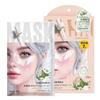 CICIBELLA mascarilla de hoja arroz ceramida péptido de colágeno cuidado hidratante firmeza luminosidad elasticidad poro de la piel mañana suave cara seca envejecimiento 7 hojas