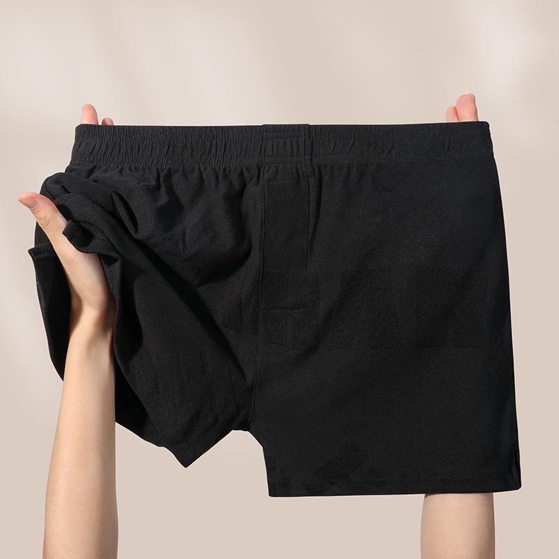 Calças Boxer de Algodão Casual para Homem - Confortáveis, Respiráveis, Ajuste Solto, Roupa de Casa Moderna
