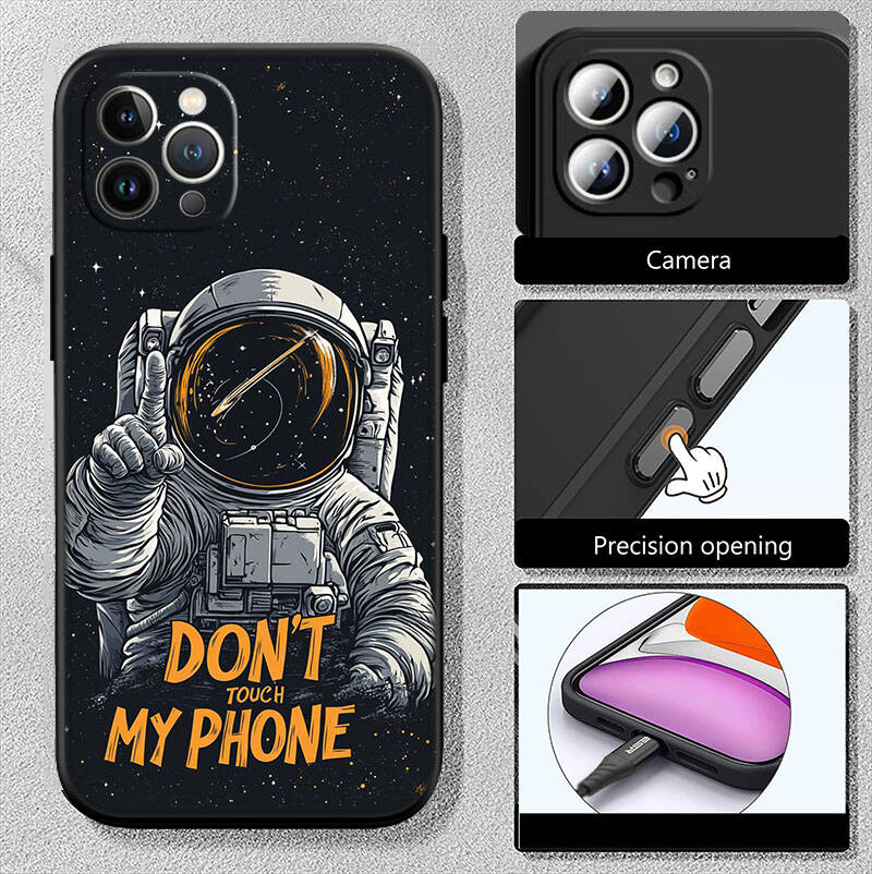 MH15 Astronaut Space Moon Phone Shell for Samsung S20 S21 S22 S23 S24 FE Ultra Plus Lite S21S A55 A07 A17 F06 F16 M06 M16 M56 A36 A37 A57