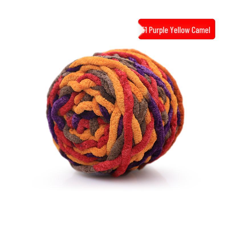 Ice Bar Chunky Soft Yarn for Hand-Knitted Scarves, Crochet Hooks, Slippers, and DIY Projects for Men and Women