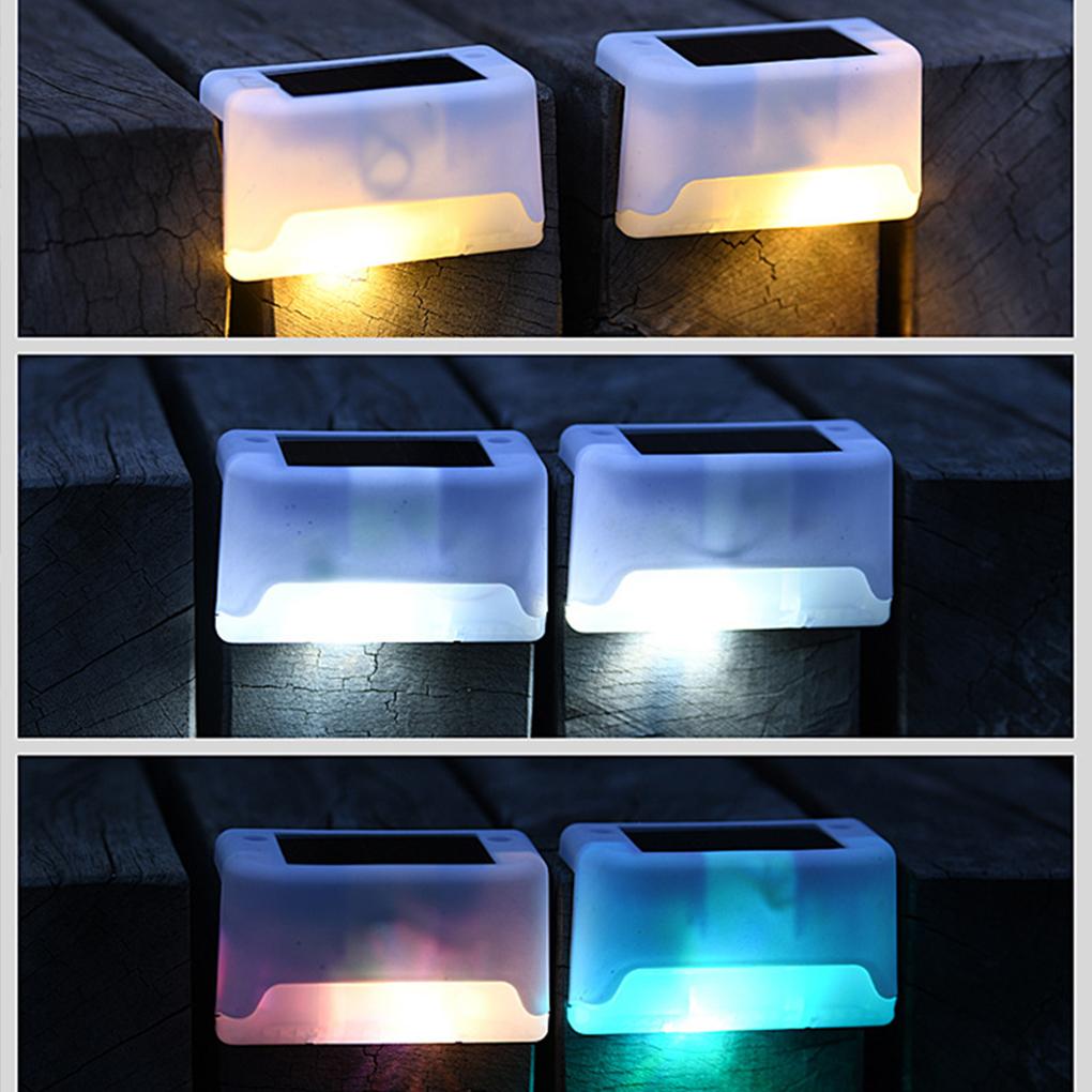 Long-lasting Solar Stairs Fence Lights Easy To Install Waterproof Courtyard Light Decoration Outdoor